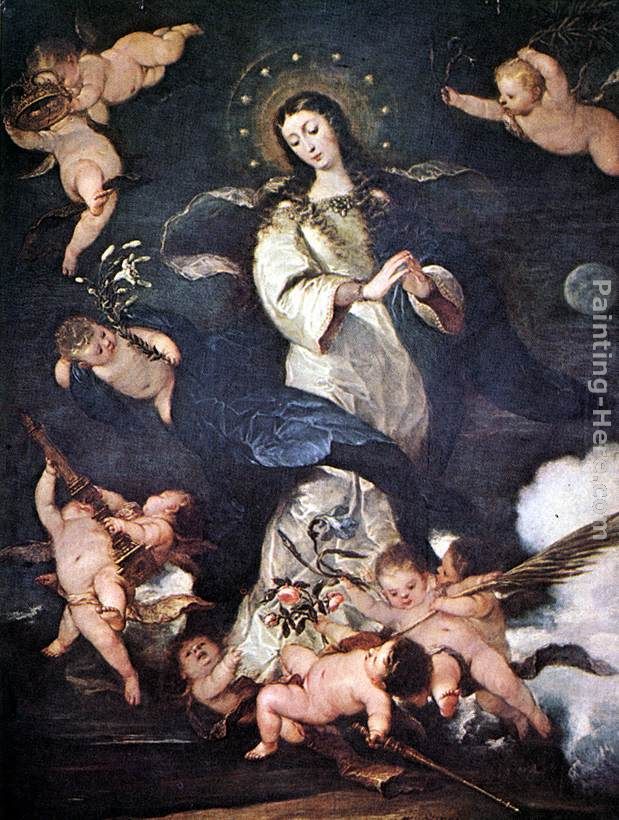 Immaculate Conception painting - Jose Antolinez Immaculate Conception art painting